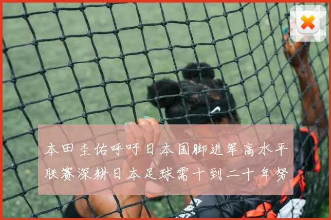 本田圭佑呼吁日本国脚进军高水平联赛深耕日本足球需十到二十年努力
